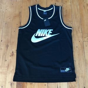 MENS NIKE BIG LOGO BASKETBALL TANK/ JERSEY